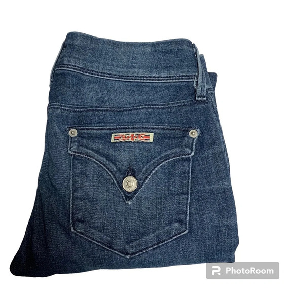 Hudson jeans size 27 Collin flap skinny ankle slightly dark wash - Picture 1 of 12